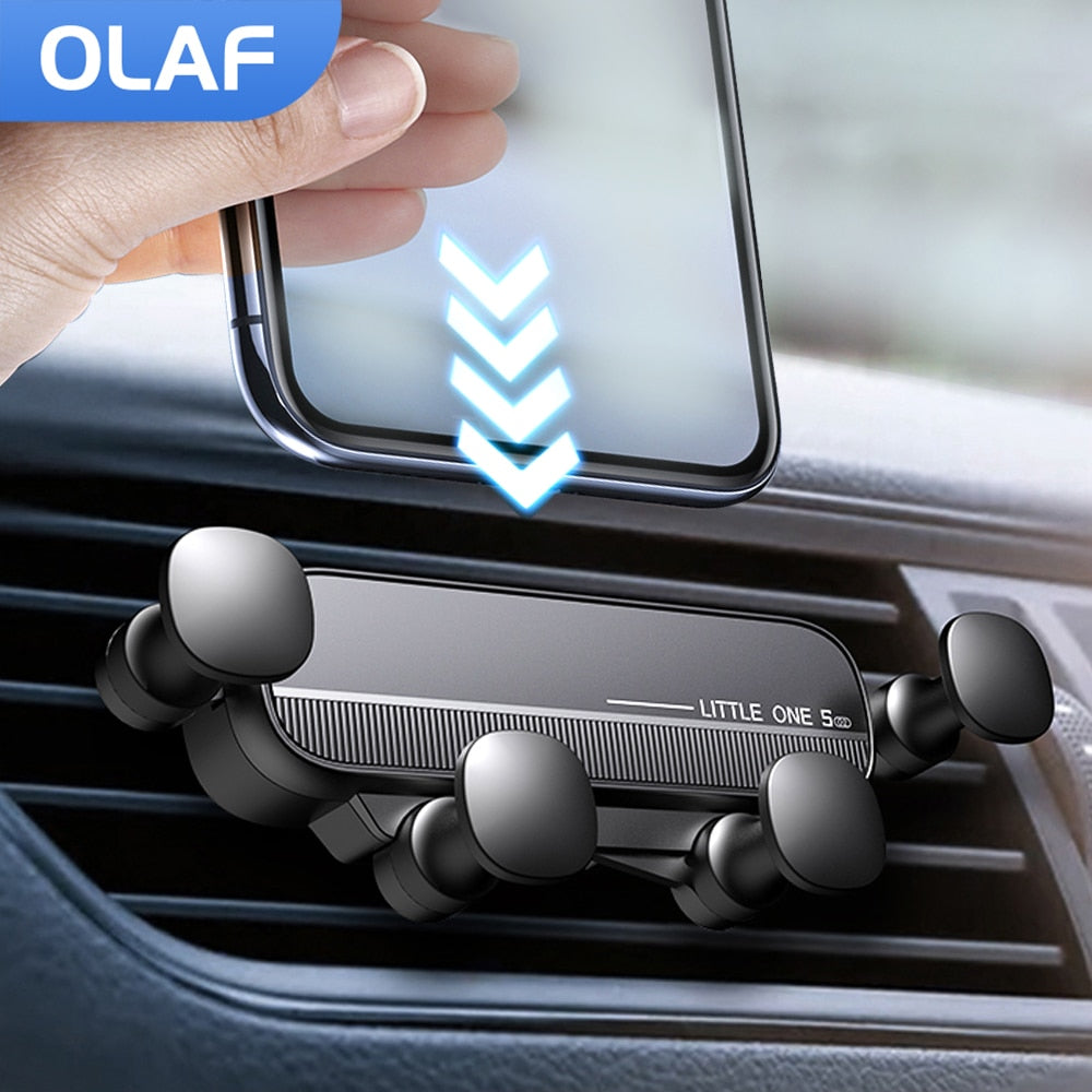 Support GSM Voiture Porta Celular Para Auto Car Holder Stand Movil Coche  Houder Soporte Phone Mobile Gravity Air Vent Mount Clip